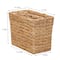 Household Essentials 17" Hyacinth Wide Side by Side Magazine Rack